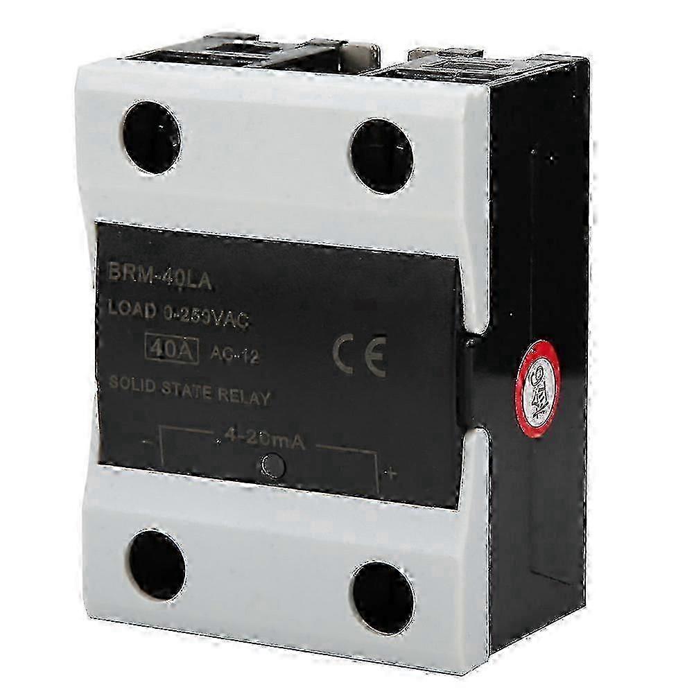 4-20mA AC 0-250V Solid State Relay 40A Flame Retardant