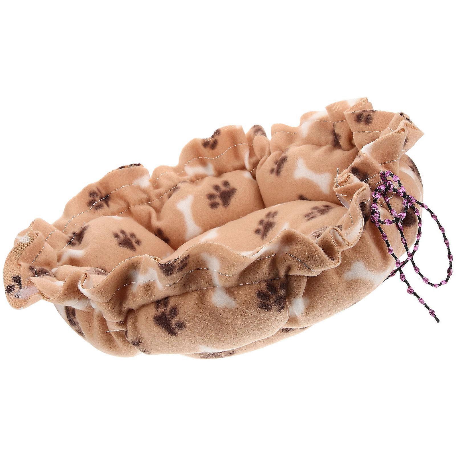 Round Pet Bed for Puppies Ensuring Comfortable Sleep