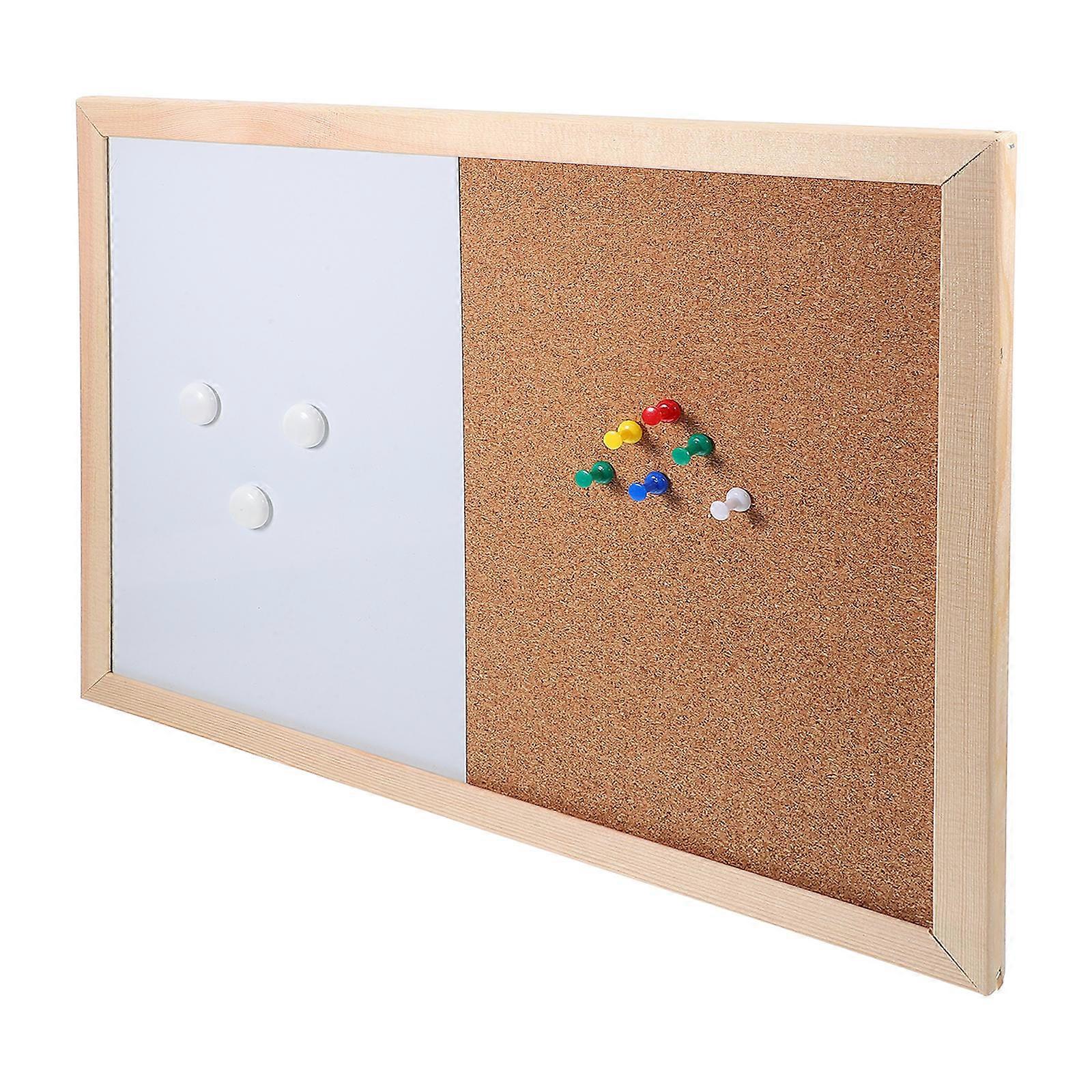 Magnetic Cork Board Multi Function Office Cork Board 1Set