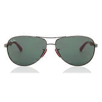 Ray-Ban RB8313M Ferrari F00171 Full Rim Gunmetal Men Aviator Sunglasses UV3 Original