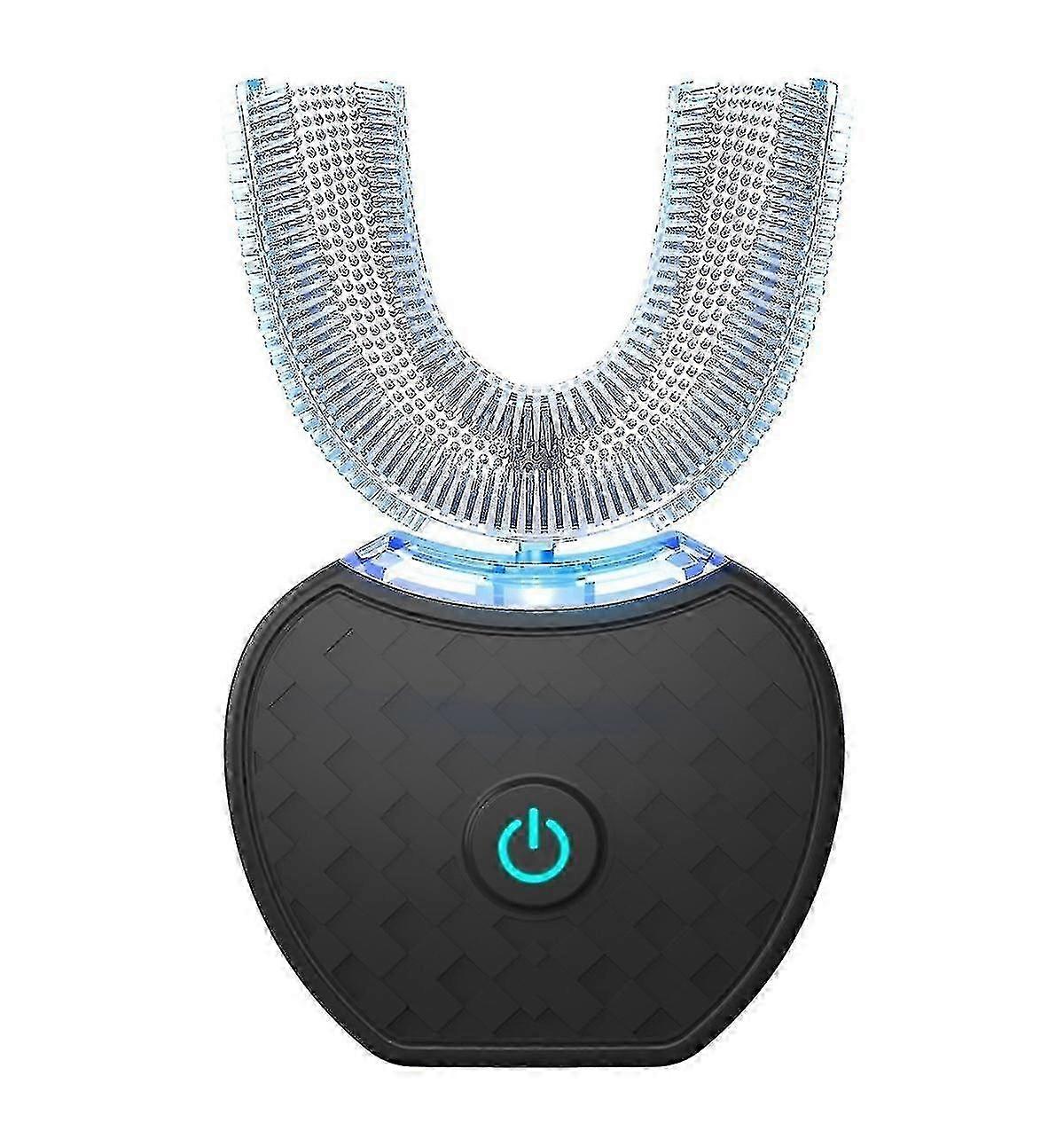 360 Automatic Electric Toothbrush, U-shaped (Black)