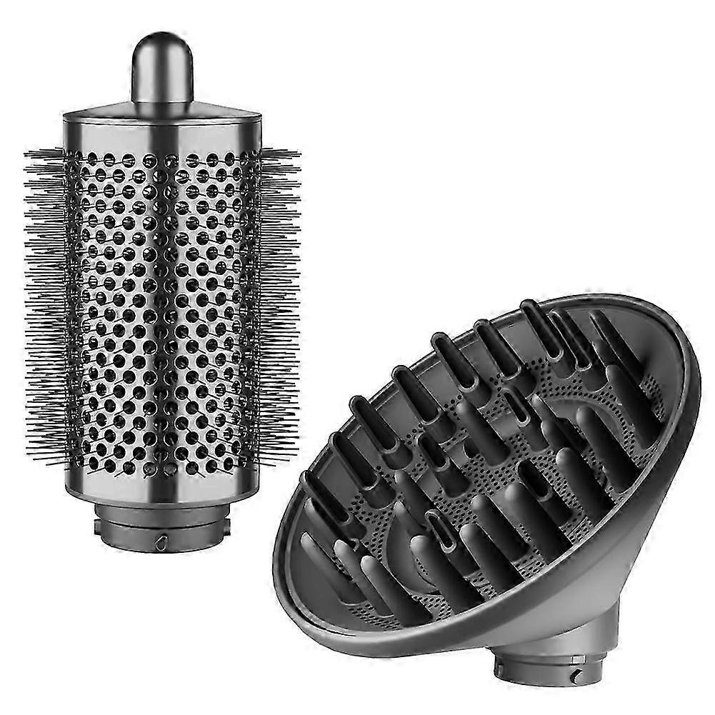 Diffuser Attachment Large Round Volumizing Brush compatible with HS01 HS05 Curling Iron Styling Tools