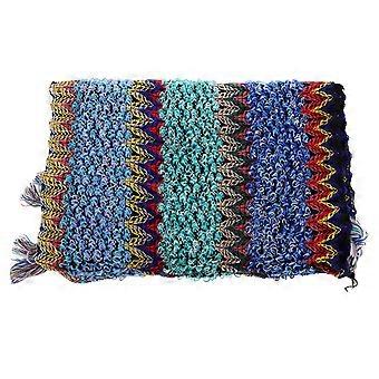 Boho Poncho Trui voor Vrouwen Gebreide Sjaal Wrap Sjaal met Kwasten Casual Vest voor Herfst Winter Vrouwen Sjaal en Wrap
