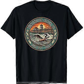 Koszulka Huntington Beach Surf City SoCal Pier Surfer