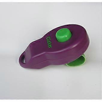 Clicker de dressage pour animaux de compagnie avec dragonne, compatible avec les chiens et les chats, convient aux chiots de 8 semaines et plus.