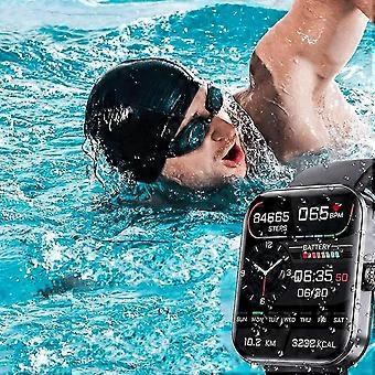Smartwatch met bloedglucosemeting, fitnesstracker met bloeddrukmeting, zuurstofverzadiging in het bloed, hartslagmeting en slaapmonitor voor mannen en vrouwen.