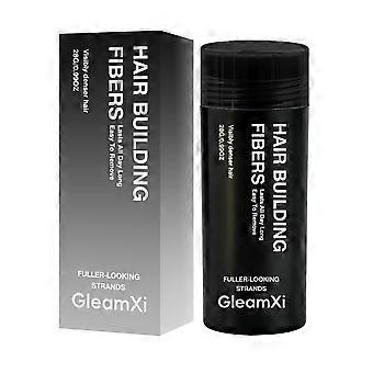 Black Hair Volumizing Fiber Powder, 2 Packs, Mild and Easy to Clean, Invisible Coverage for Sparse Hair Parting