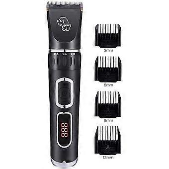 Hundepflegeset Haarschneidemaschinen, wiederaufladbar, kabellos, Tierhaar dicke Mäntel Haarschneidemaschinen Trimmer Set, geeignet für Hunde, Katzen und andere Haustiere Haarschneiden Ki