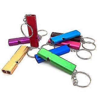 Outdoor dual-frequency whistle, made of aluminum alloy, with high-frequency sound emissionxx