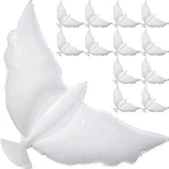 Dove Memorial Balloons for Release - Biodegradable Funeral Remembrance Angel Balloons to Release in Sky Memorial Decorations for Celebration of Life D