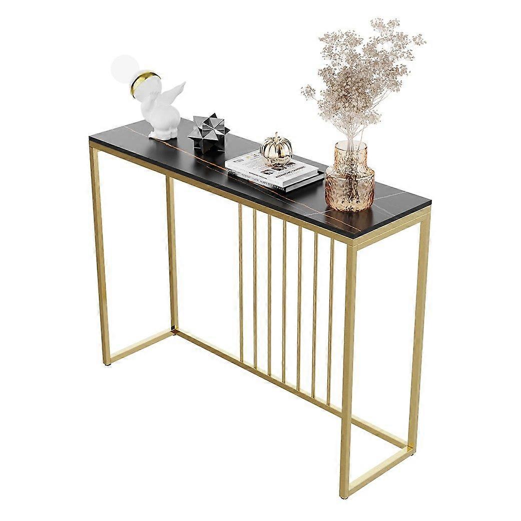 Slim Narrow Hallway Marble Console Table Scratch-proof Table