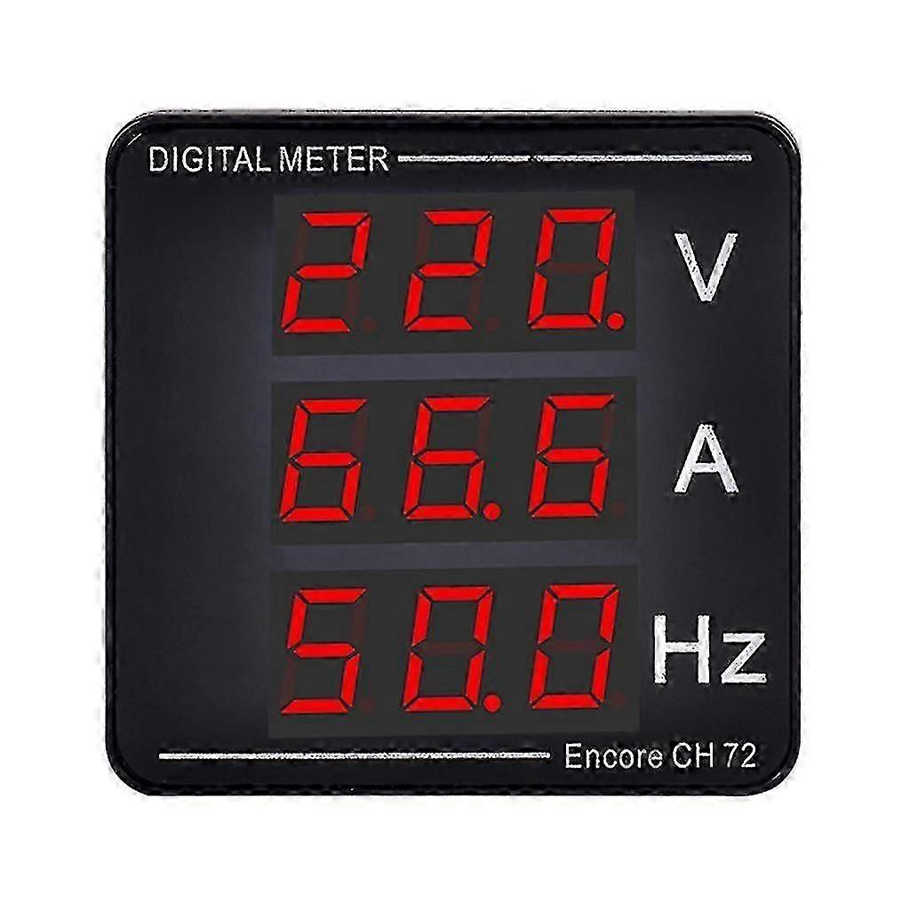 Digital Voltage Current Frequency Meter Panel Voltmeter Ammeter Led Display