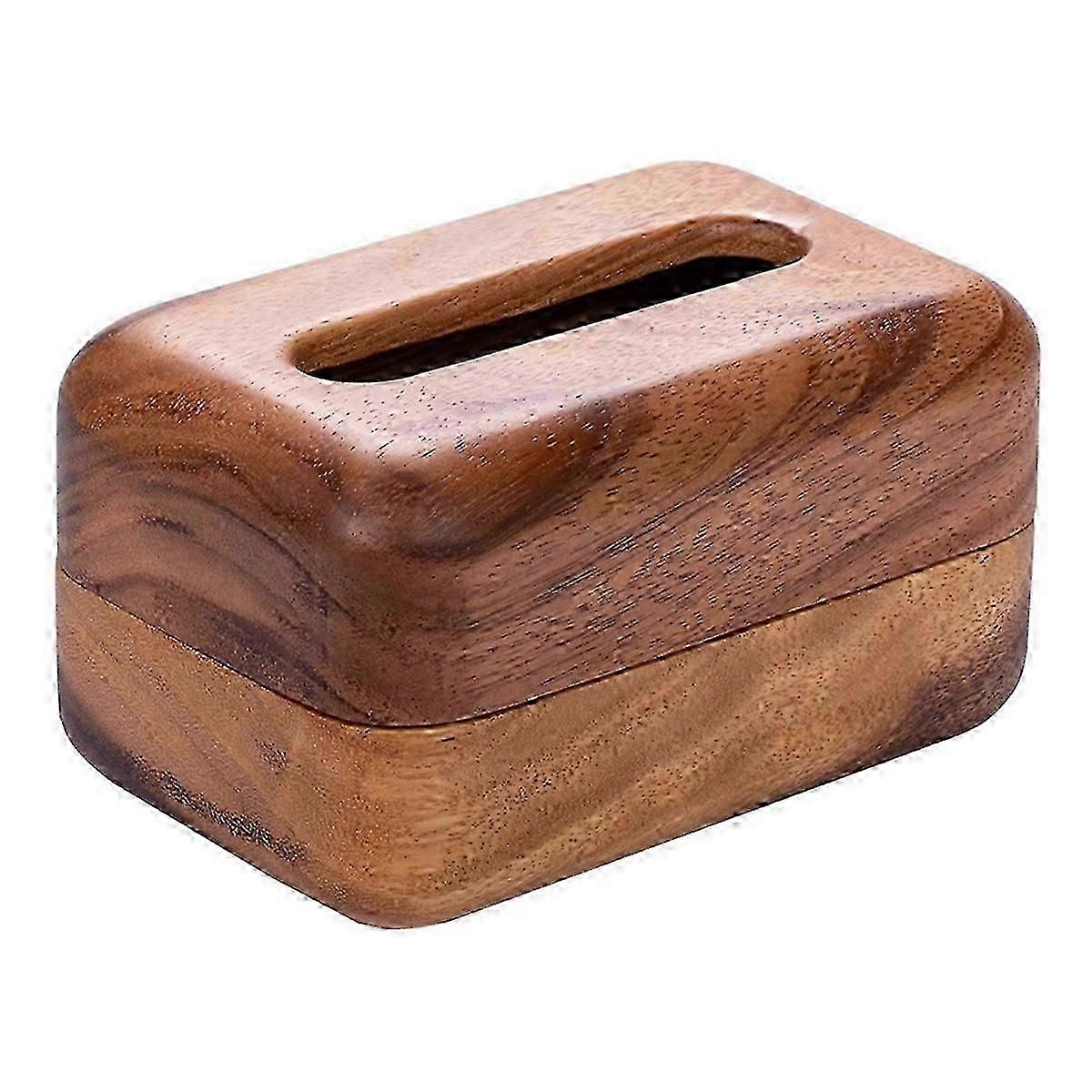 Wooden Tissue Boxes Bread-Shaped Tissue Storage Box 26-27