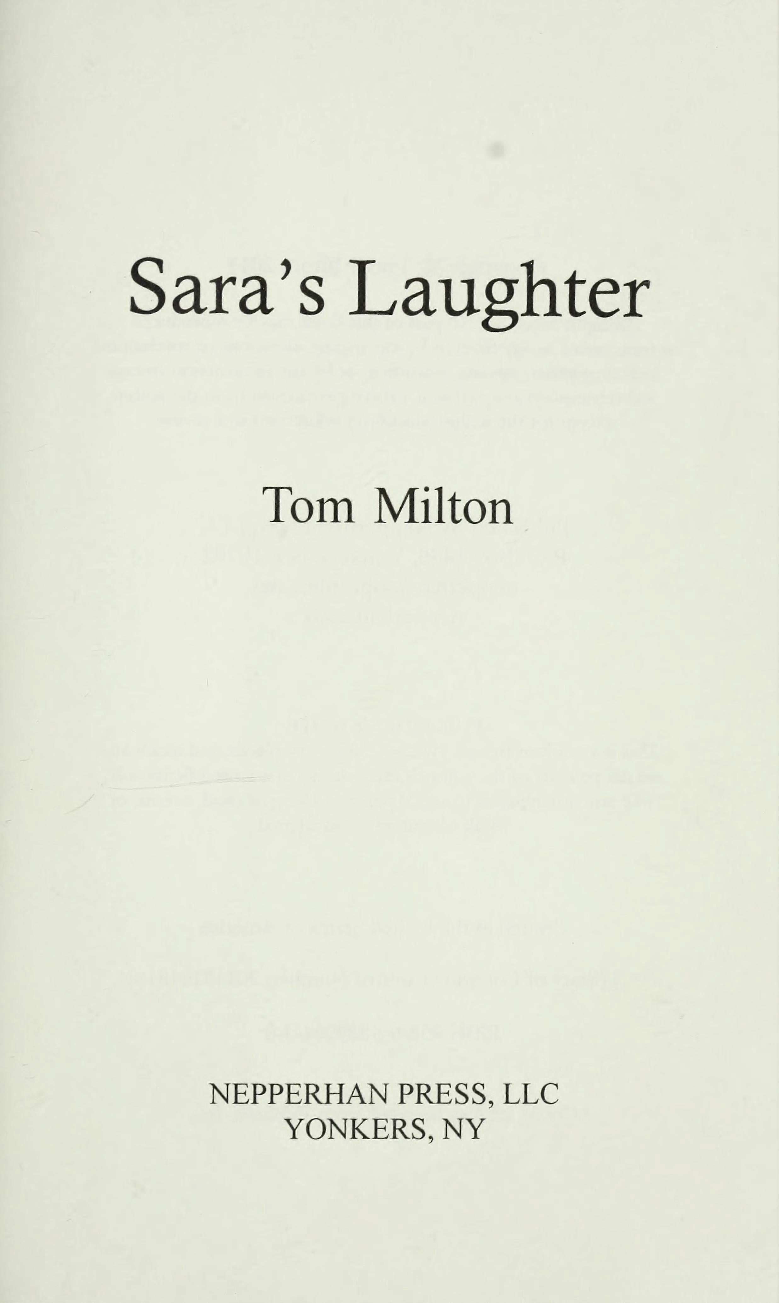 Sara's laughter