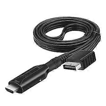 PS2 to HDMI Video Audio Converter with RCA AV Input, compatible with PlayStation, Plug and Play, 720P 1080P Output