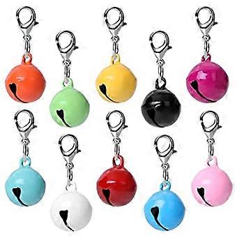 Metal Pet Bells for Collar Decoration 10Pcs Assorted Color Pet Accessories