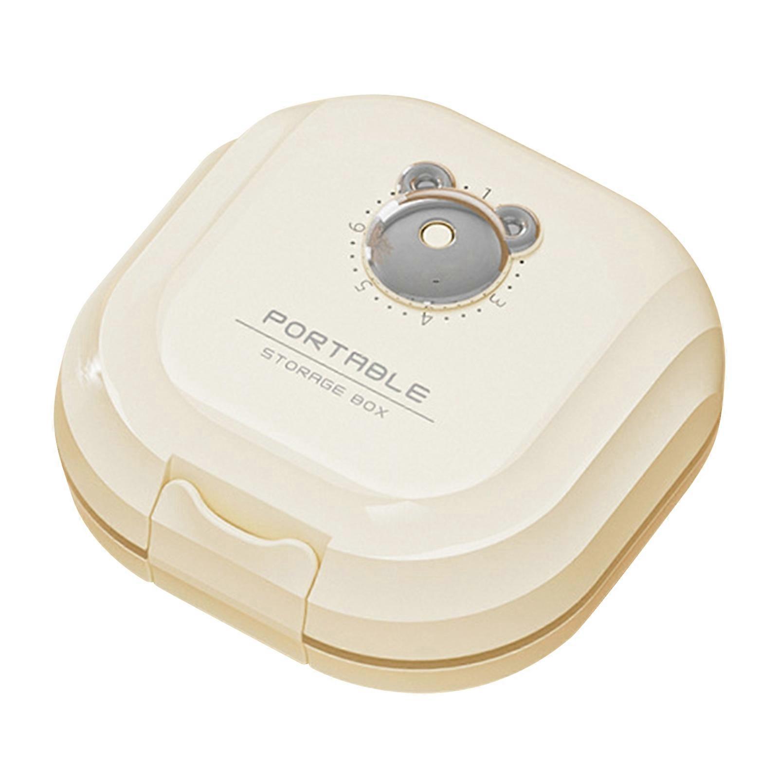 Durable Plastic Pill Box with Double Layer and 7 Days