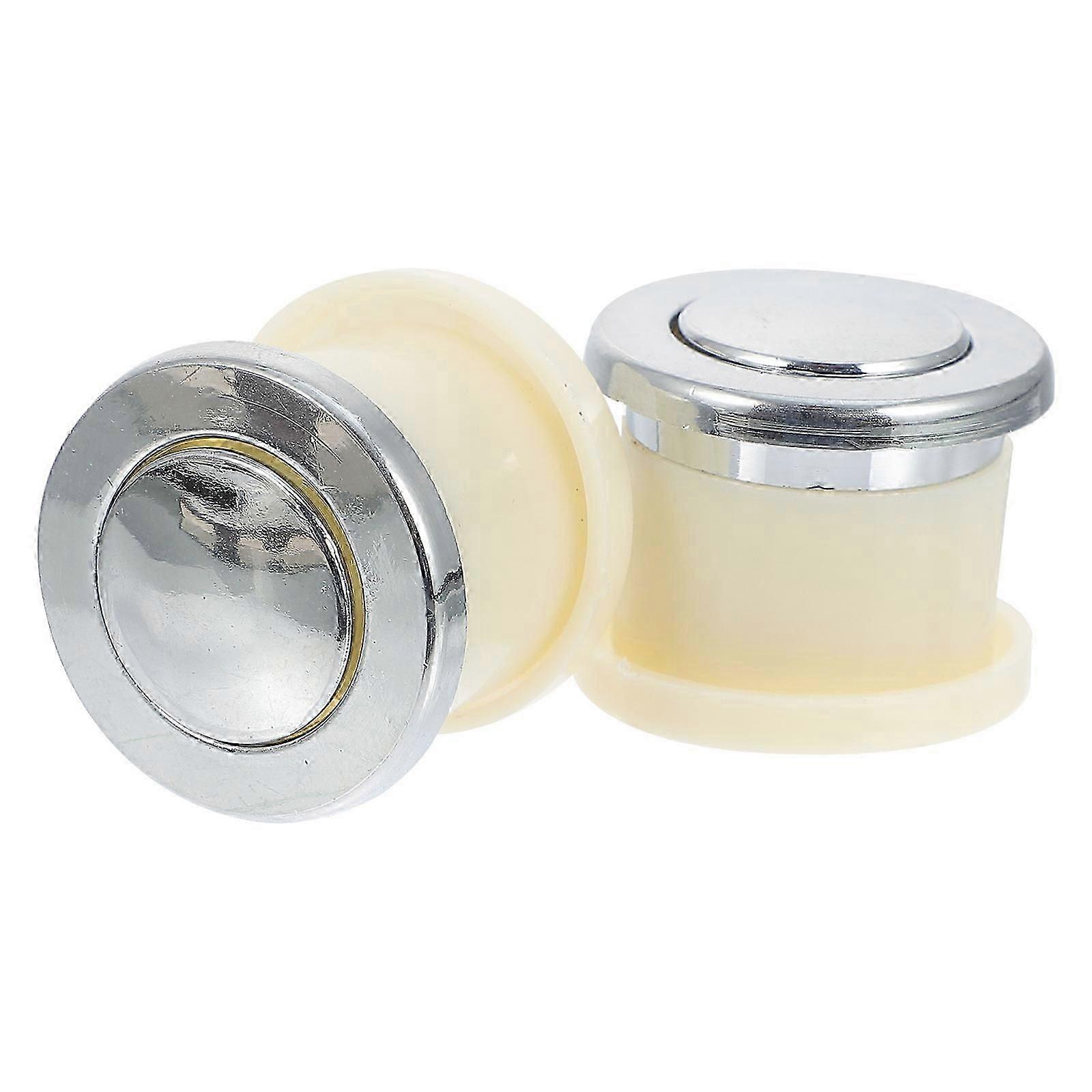 2pcs Retractable Spring Knobs Embedded Furniture Spring Knobs Zinc Alloy Knobs