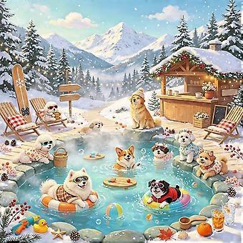 Winter Puppy Jigsaw Puzzle CYQL-193