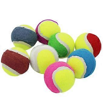 Palline sonore per cani, confezione da 6 pezzi, colori assortiti, per un gioco interattivo.