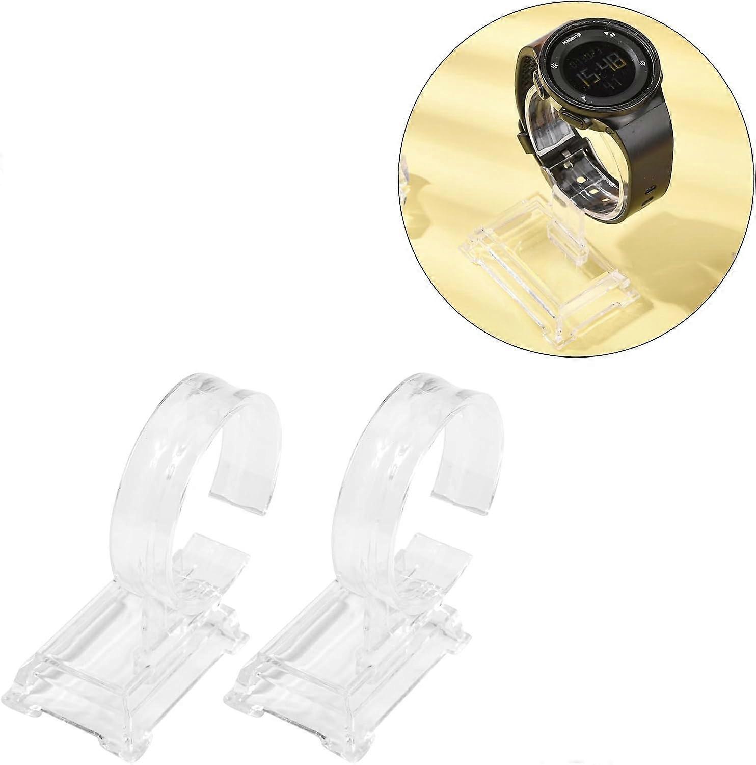 2 pc Plastic Bracelet Displays Clear 94x60x40mm