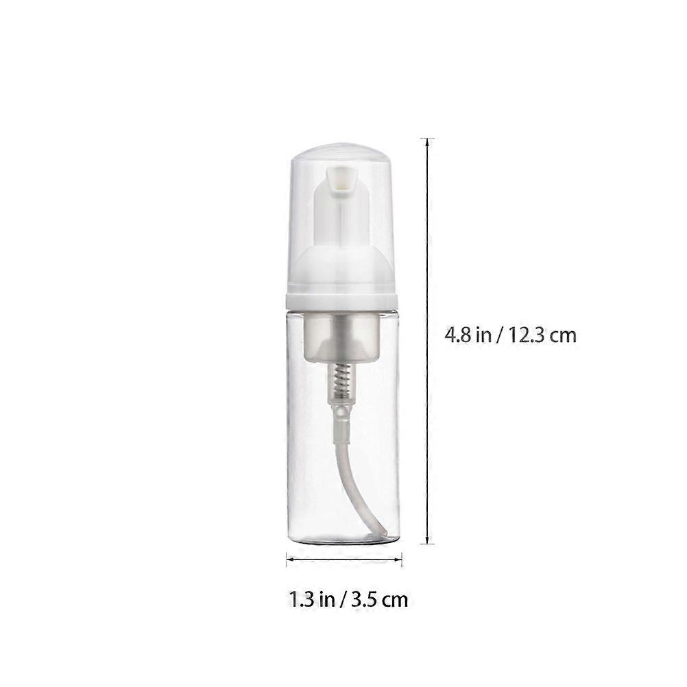 Plastic Mousse Foaming Bottles for Packing 4Pcs Small Bubble Bottles