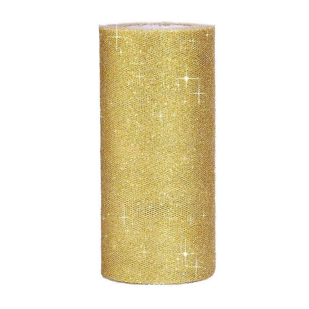 6 polegadas espumante tulle ribbon roll rolo de tule rolo de tule bobina