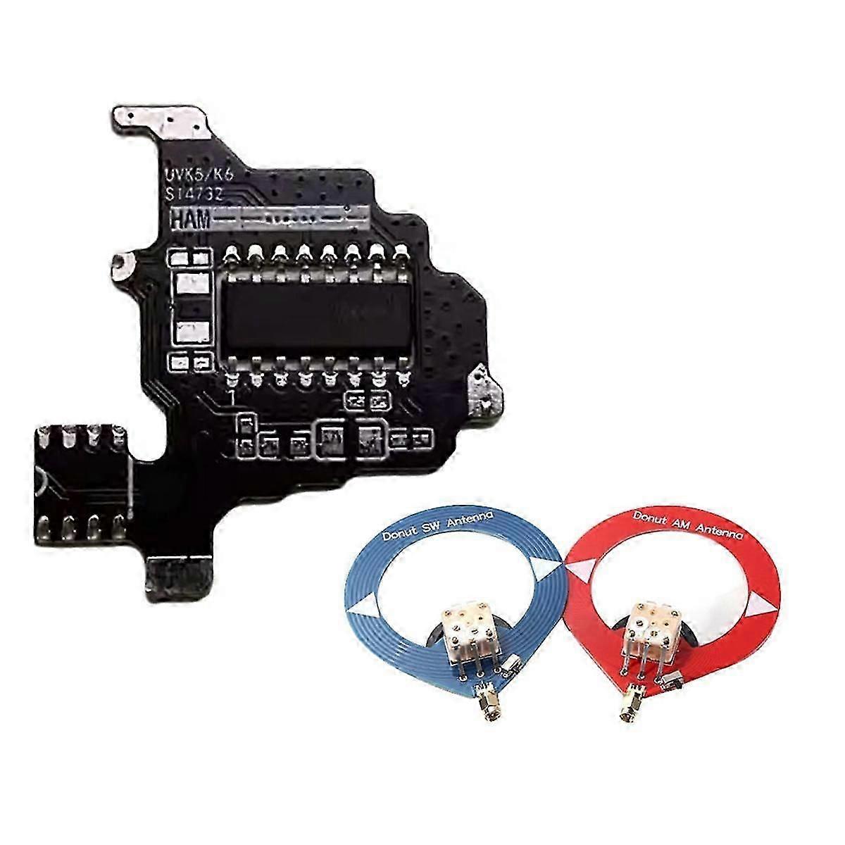 For K5/k6 Si4732 Module Modification+2xdonut Antenna Shortwave Radio Module Intercom Modification Module