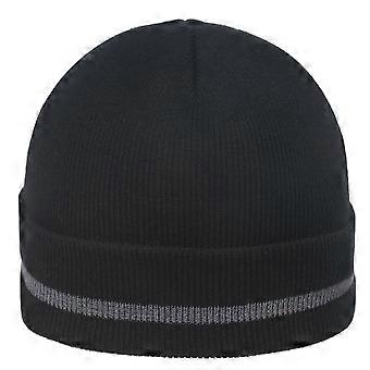Fluorescence Knitted Hat Reflective Hat for Decoration Use Black Outdoor Warm