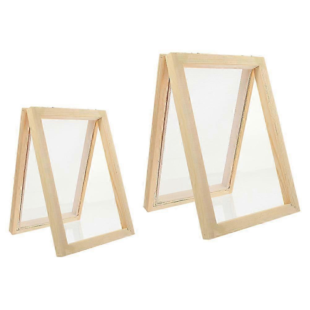 Compact Wooden Paper Making Frames