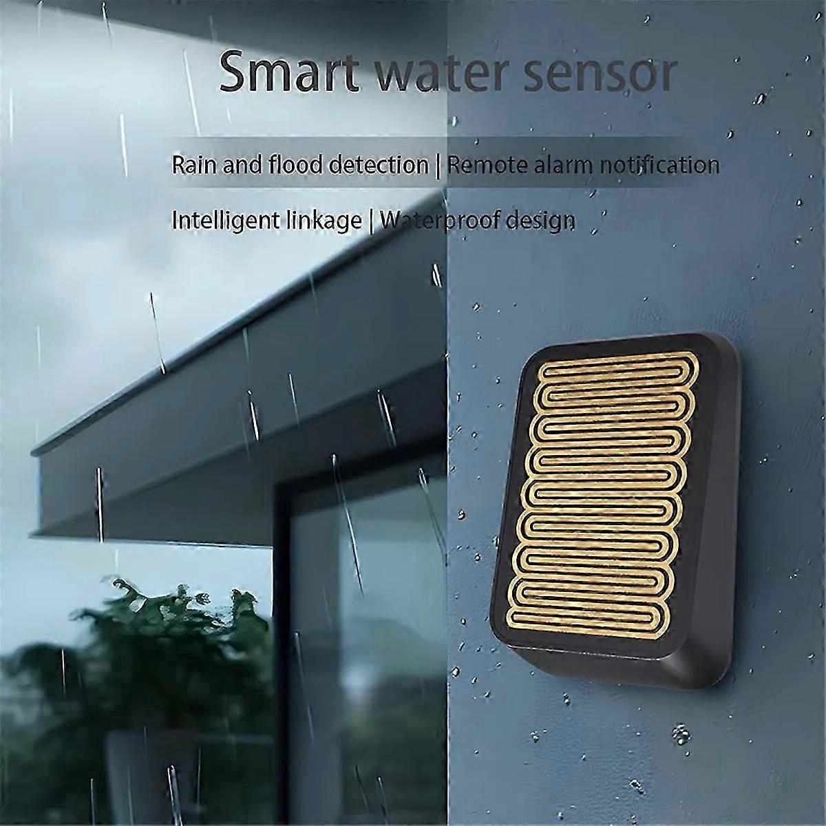 Zigbee Smart Rain Sensor for Outdoor Wireless Rain Detection Waterproof, Zigbee Hub Required,Linka