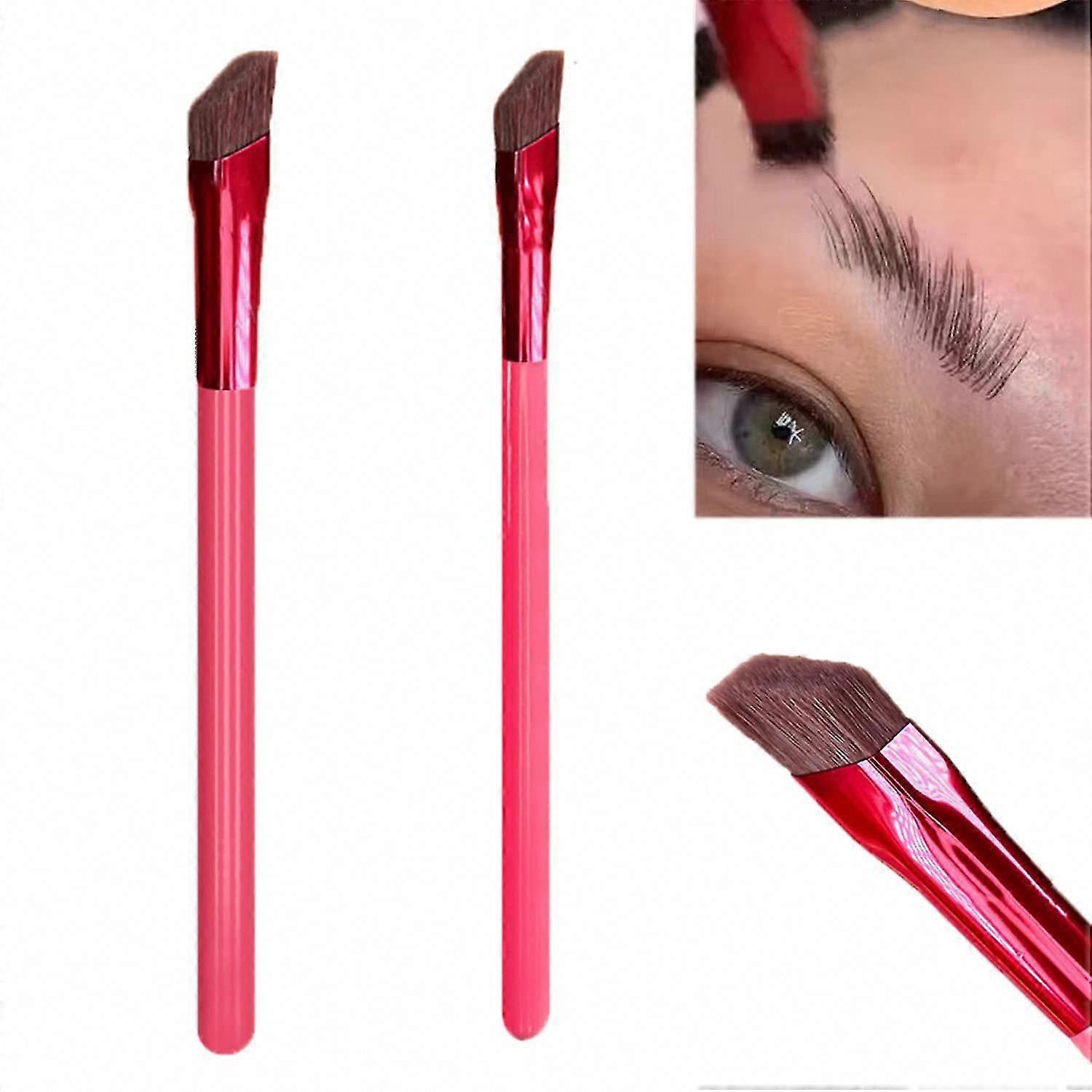 2-Piece Multifunctional Square Eyebrow Brush Set