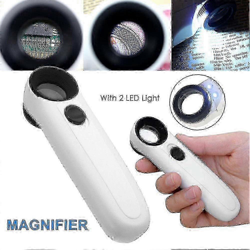 40x LED Handheld Magnifier Loop