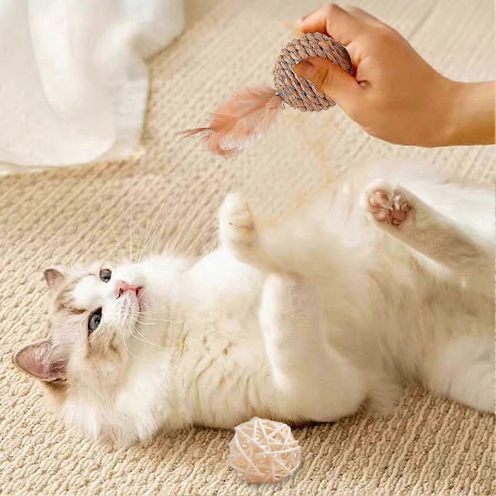 Wooden Sisal Scratching Mat Post
