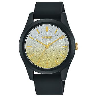 Lorus woman watch for Women Analog Quartz with Silicone bracelet RG269TX9