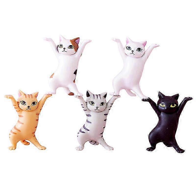 5pcs Playful Cat Pen Holders