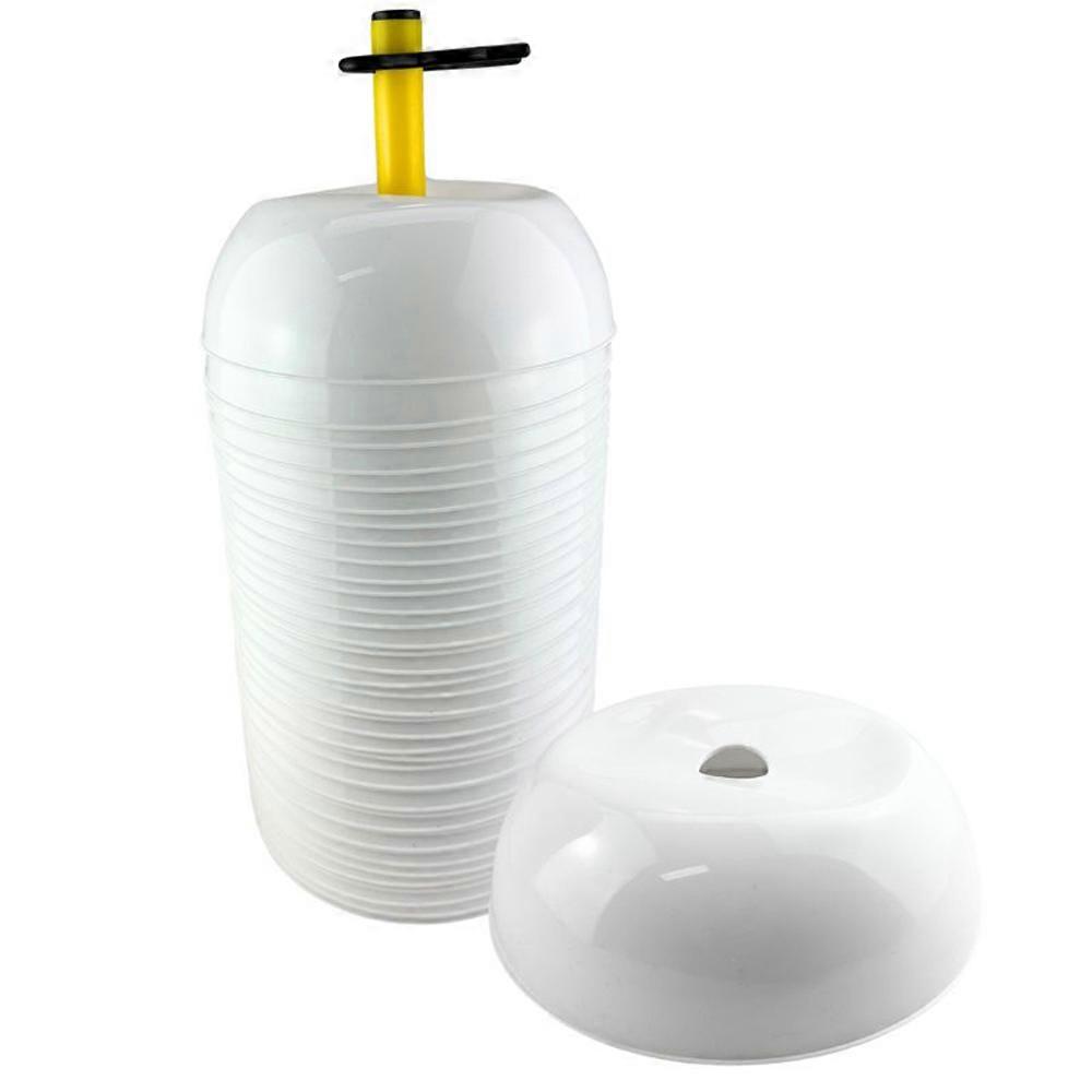 Exceptional and High Quality Durable Patrick 40-Piece Dome with White Stand