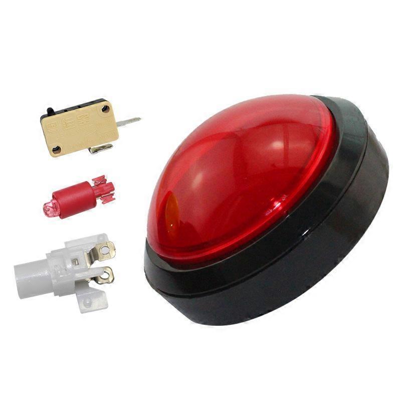 Big Dome Pushbutton 100Mm Illuminated Arcade Push Buttons Led With Microswitch