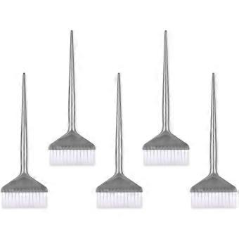 Hair Dye Applicator Brushes 5 Pieces Long Handle Soft Bristles Hair Coloring Kit Salon Hair Bleach Tinting DIY Tool