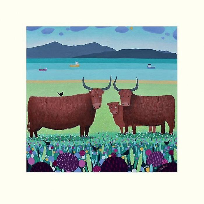 Ailsa Black Long Haired Ones Print