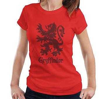 Maglietta Donna Harry Potter - Ufficiale Gryffindor - Colore Borgogna, Taglia L