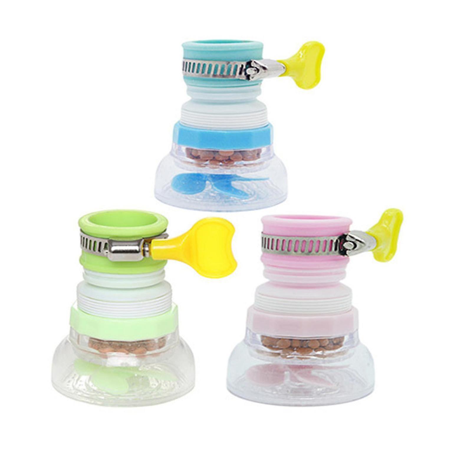 360-degree Swivel Sink Faucet Kitchen Splash Filter Faucet Aerator Universal Tap Extender Sprayer