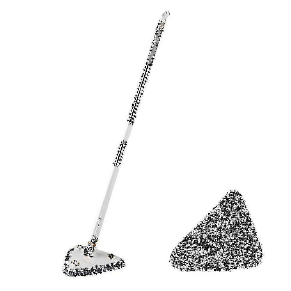 360 Rotatable Adjustable Cleaning Mop Wet & Dry Dual Use Triangle Free Hand Wash