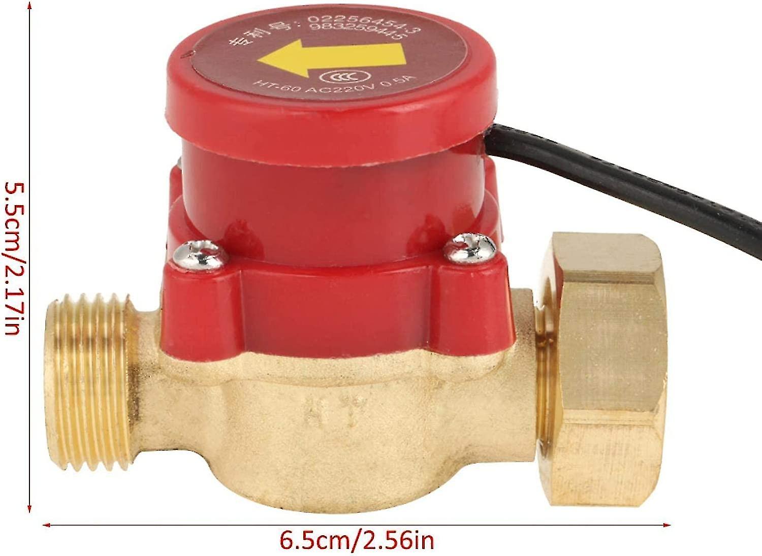 Ht60 Thread Water Pump Flow Sensor Switch, Ac 220v 0.5a Water Flow