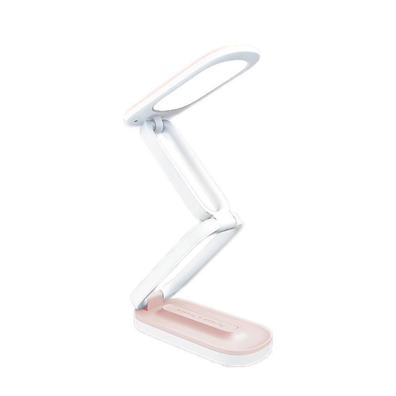 T125 USB Foldable Reading Eye Light, Colour: Pink White