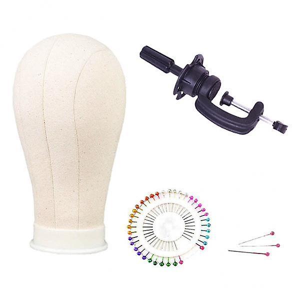 2xcanvas Wigs Mannequin Head For Making/drying/styling Wigs 24inch