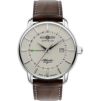 Zeppelin atlantic Men's Analog Quartz Watch with Cowhide Bracelet 8442-5