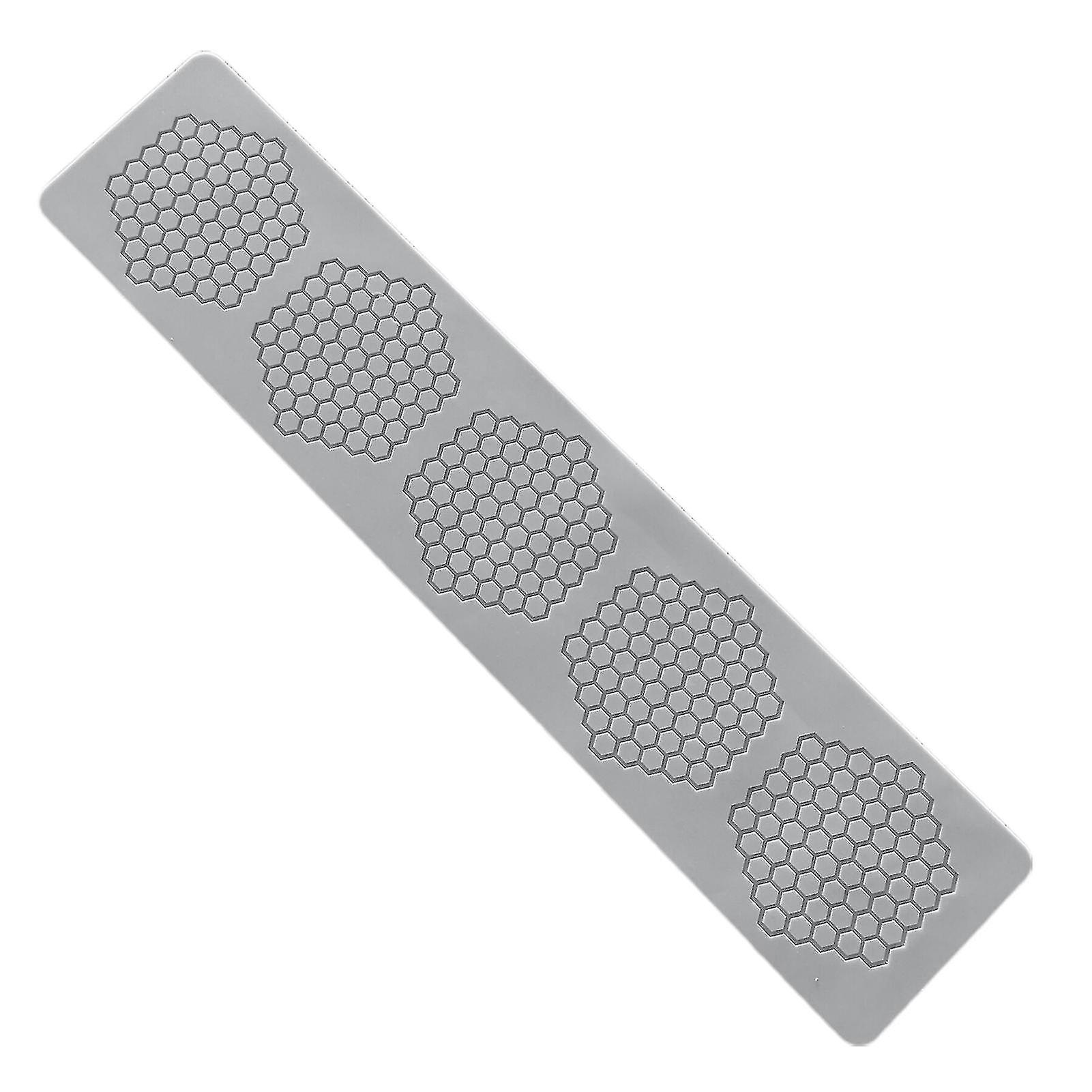 Lace Fondant Mould Not Easy To Deformate Eco-friendly Silicone Honeycomb Design Lace Mat For Diy