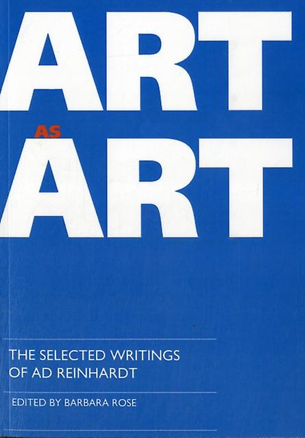 Art As Art Paperback