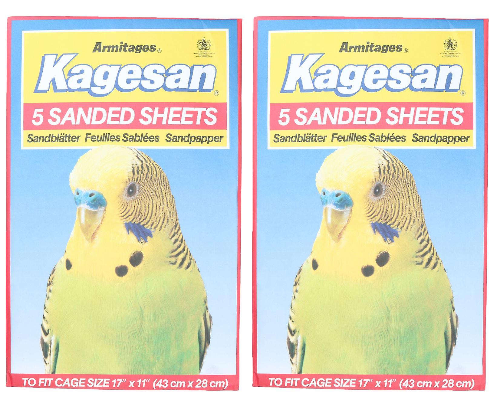10 Sanded Sheets Sandpaper Cage Lining Budgies Caged Birds  28x43cm